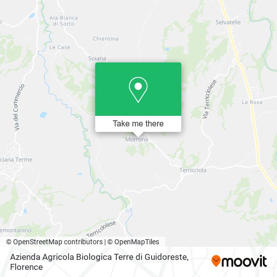 Azienda Agricola Biologica Terre di Guidoreste map