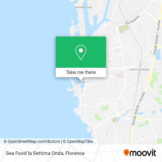 Sea Food la Settima Onda map