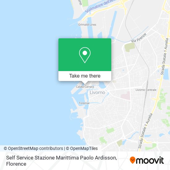 Self Service Stazione Marittima Paolo Ardisson map