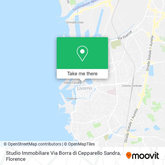 Studio Immobiliare Via Borra di Cepparello Sandra map