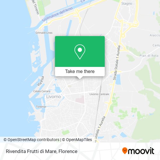 Rivendita Frutti di Mare map