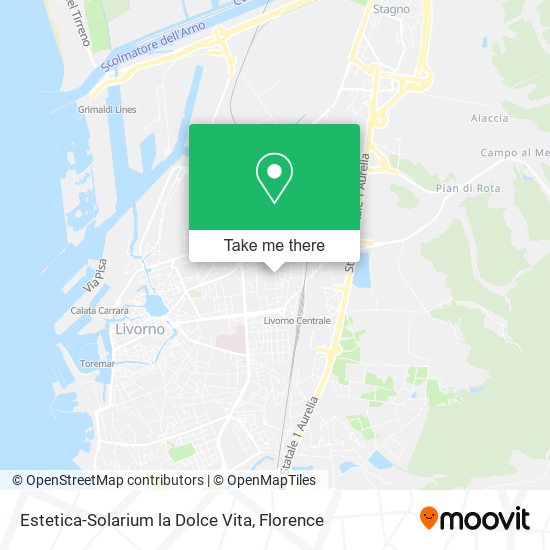 Estetica-Solarium la Dolce Vita map
