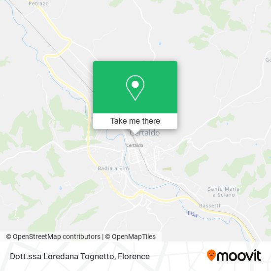 Dott.ssa Loredana Tognetto map