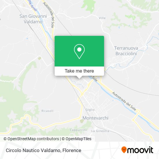 Circolo Nautico Valdarno map