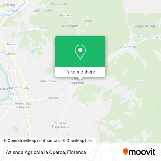 Azienda Agricola la Querce map