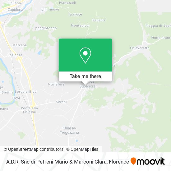 A.D.R. Snc di Petreni Mario & Marconi Clara map