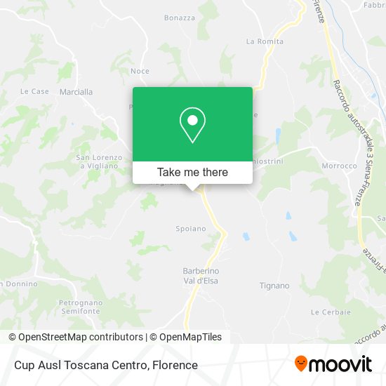 Cup Ausl Toscana Centro map