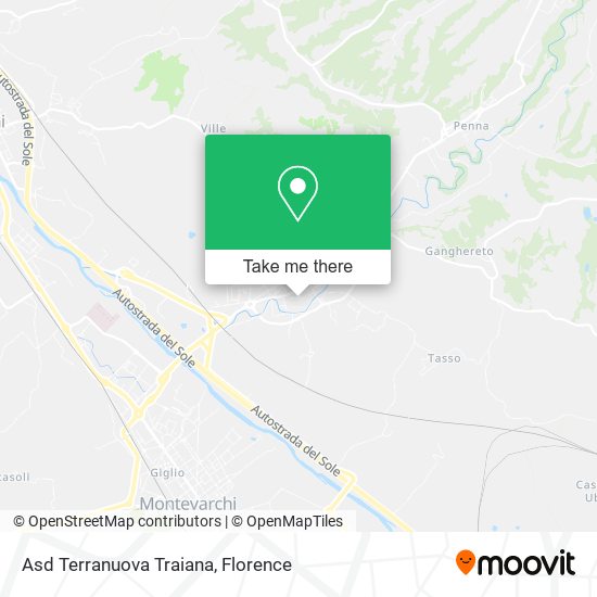 Asd Terranuova Traiana map