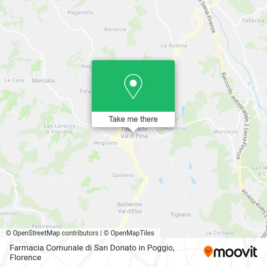 Farmacia Comunale di San Donato in Poggio map