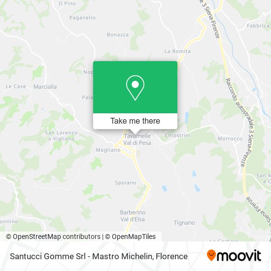 Santucci Gomme Srl - Mastro Michelin map