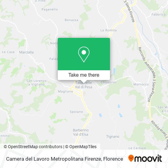 Camera del Lavoro Metropolitana Firenze map