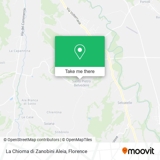 La Chioma di Zanobini Aleia map