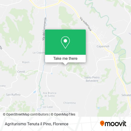 Agriturismo Tenuta il Pino map