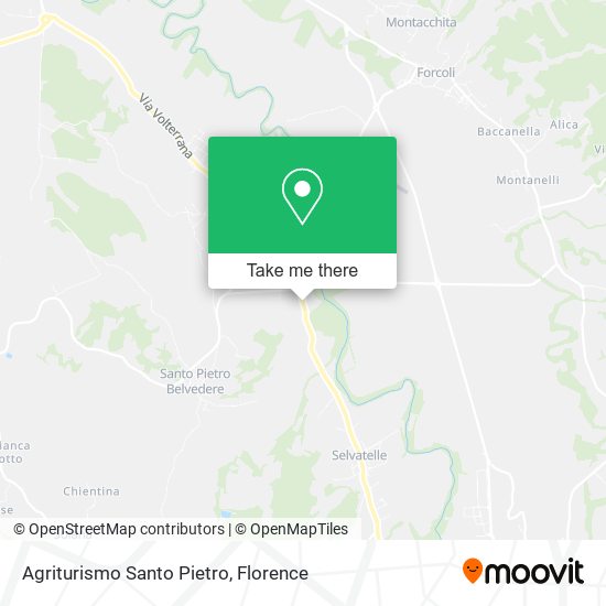 Agriturismo Santo Pietro map