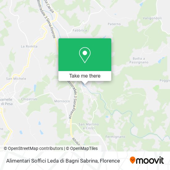 Alimentari Soffici Leda di Bagni Sabrina map