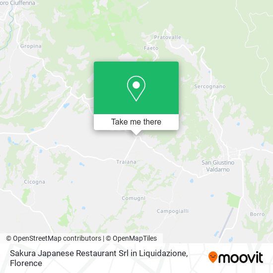 Sakura Japanese Restaurant Srl in Liquidazione map