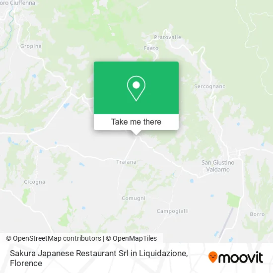 Sakura Japanese Restaurant Srl in Liquidation map