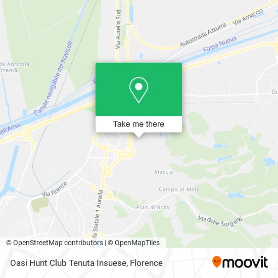 Oasi Hunt Club Tenuta Insuese map