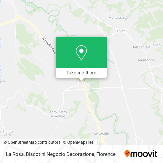 La Rosa, Biscotini Negozio Decorazione map
