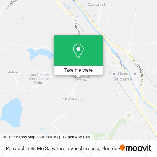 Parrocchia Ss.Mo Salvatore a Vacchereccia map