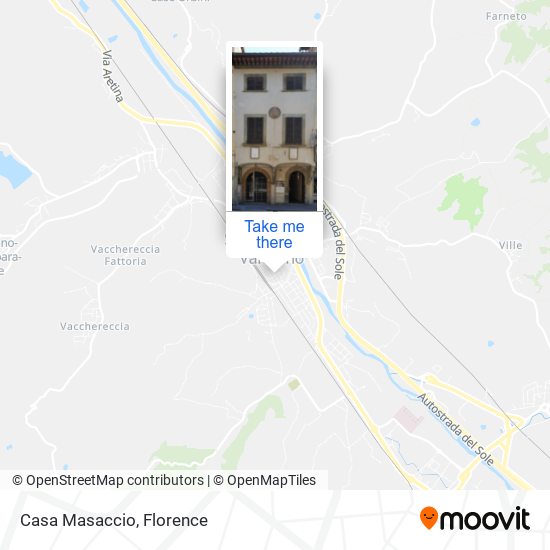 Casa Masaccio map