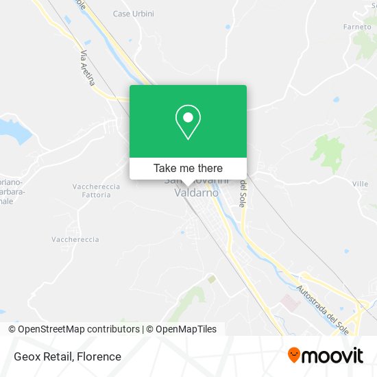 Geox Retail map