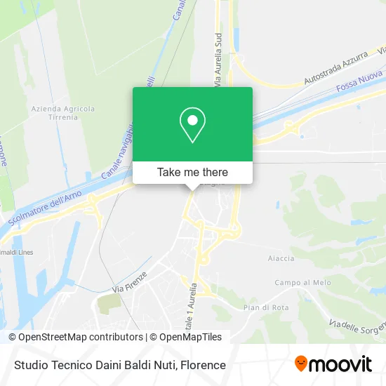 Technical Studio Daini Baldi Nuti map