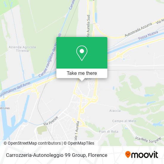 Carrozzeria-Autonoleggio 99 Group map