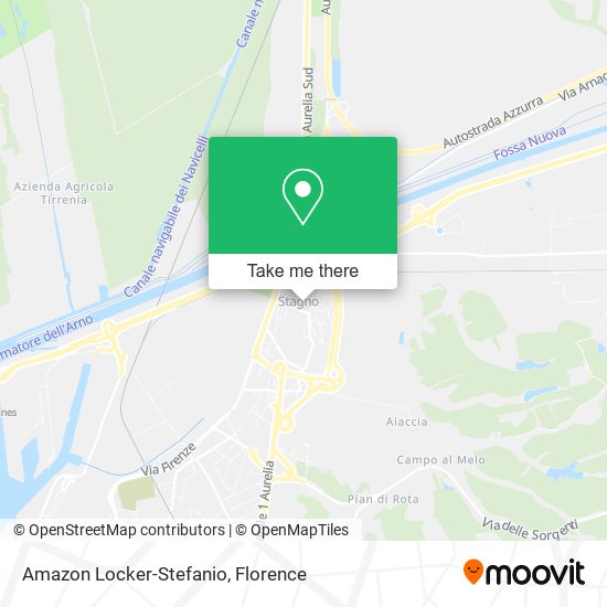 Amazon Locker-Stefanio map