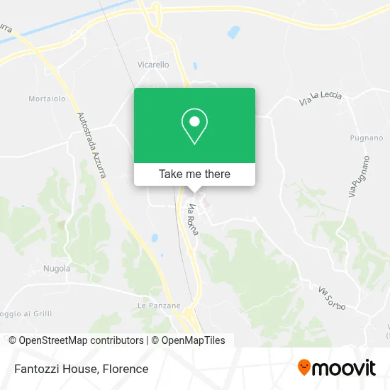 Fantozzi House map