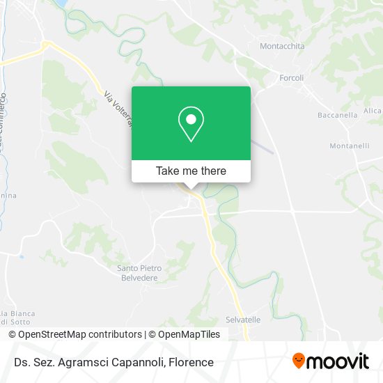 Ds. Sez. Agramsci Capannoli map