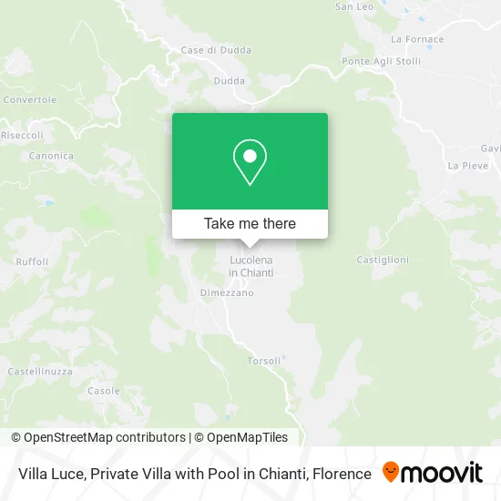 Villa Luce, Private Villa with Pool in Chianti map