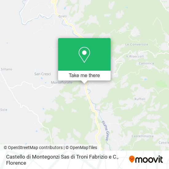 Castello di Montegonzi Sas di Troni Fabrizio e C. map