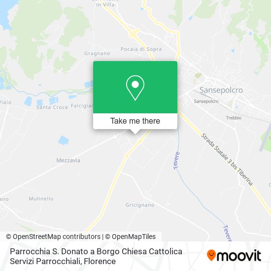 Parrocchia S. Donato a Borgo Chiesa Cattolica Servizi Parrocchiali map