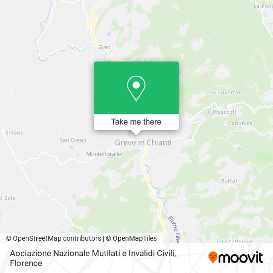 Aociazione Nazionale Mutilati e Invalidi Civili map
