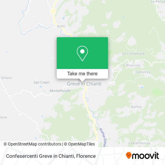 Confesercenti Greve in Chianti map