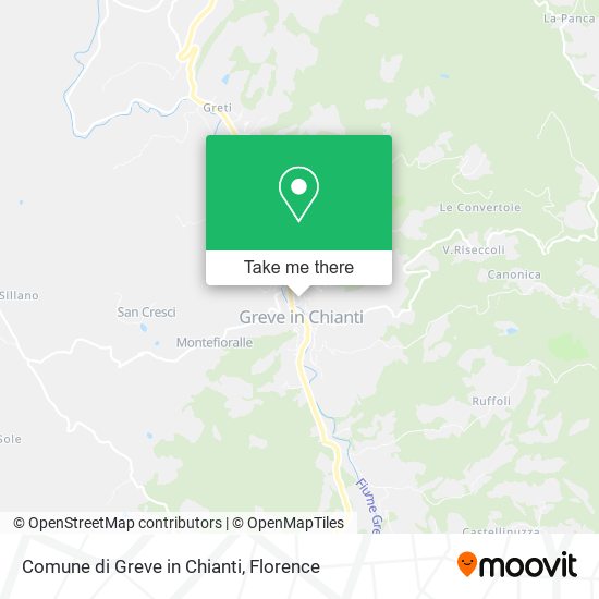 Comune di Greve in Chianti map