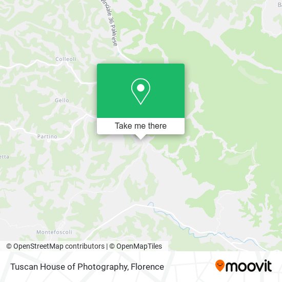 Tuscan House of Photography map