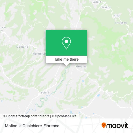 Molino le Gualchiere map