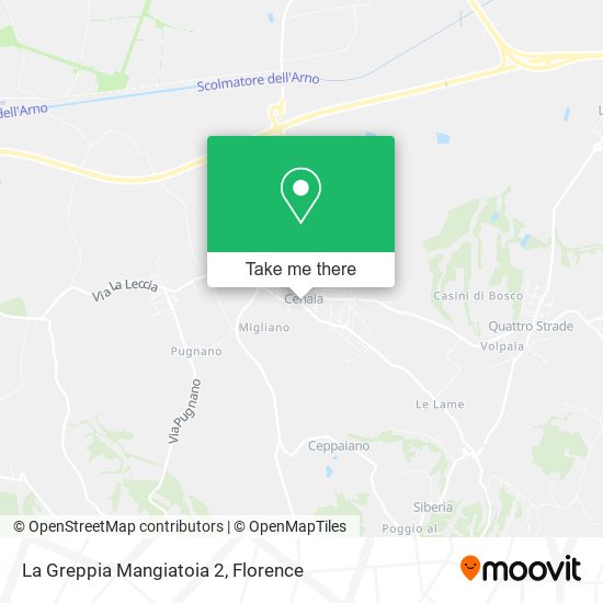 La Greppia Mangiatoia 2 map