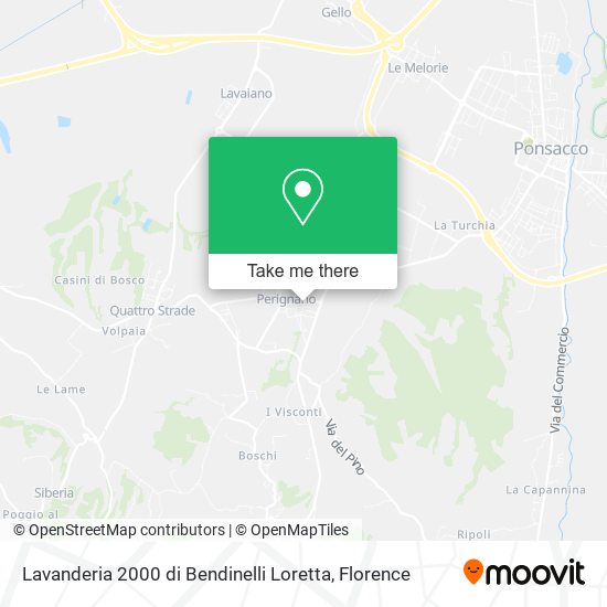 Lavanderia 2000 di Bendinelli Loretta map