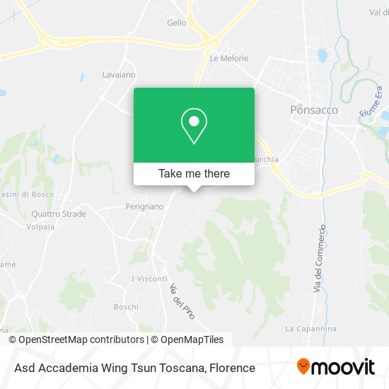 Asd Accademia Wing Tsun Toscana map
