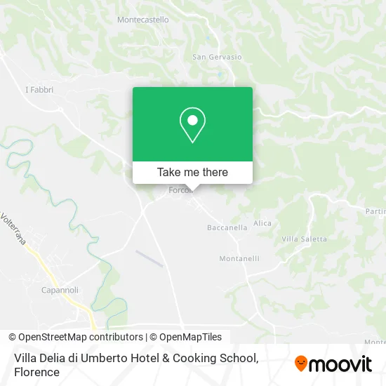 Villa Delia di Umberto Hotel & Cooking School map