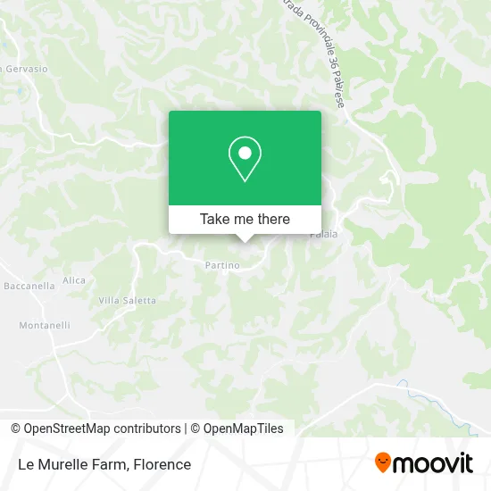 Le Murelle Farm map