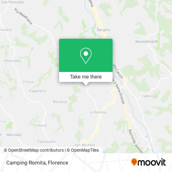 Camping Romita map