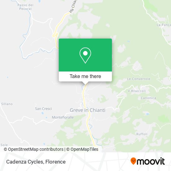 Cadenza Cycles map