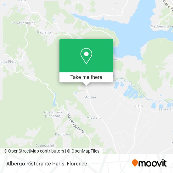 Albergo Ristorante Paris map