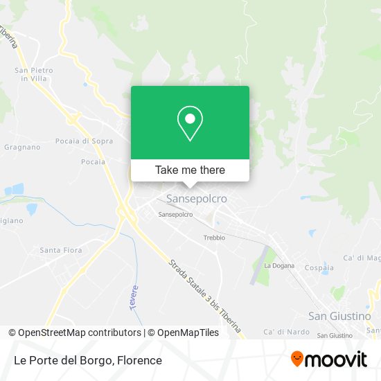 Le Porte del Borgo map