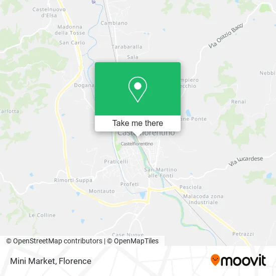 Mini Market map