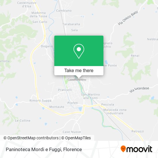 Paninoteca Mordi e Fuggi map
